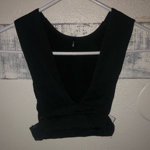 Fashion Nova plunge crop top